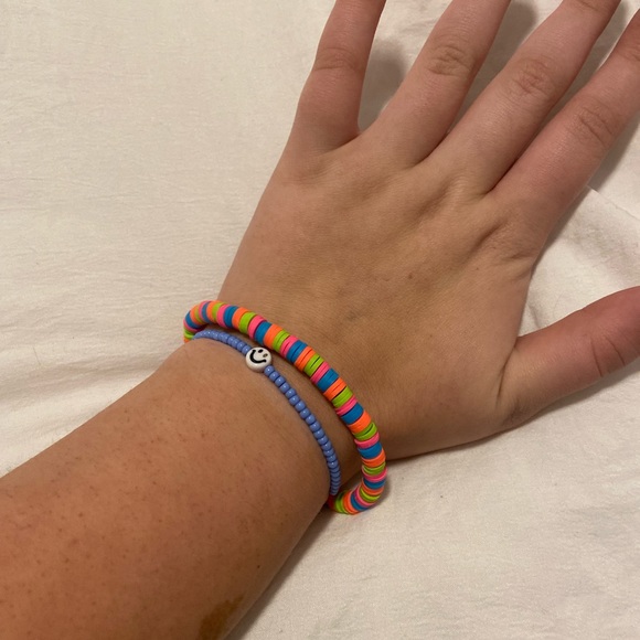 neon themed clay bead bracelet! - Picture 3 of 3